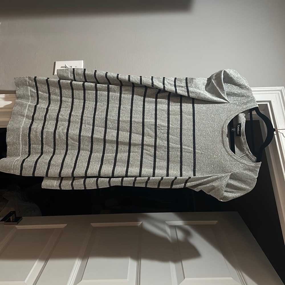 Babe Grey Sweater Dress